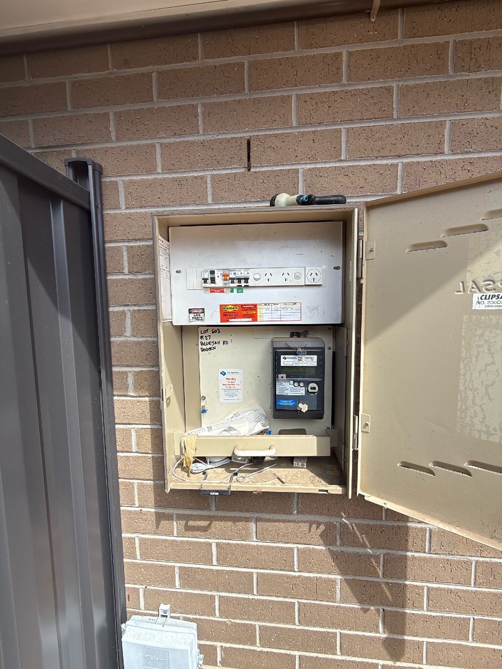 The termite notice in your meter box